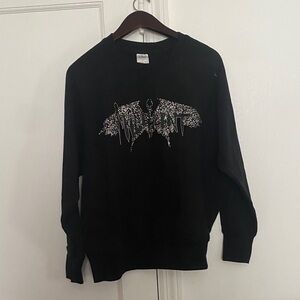 Disney Black Graphic Crewneck Sweater